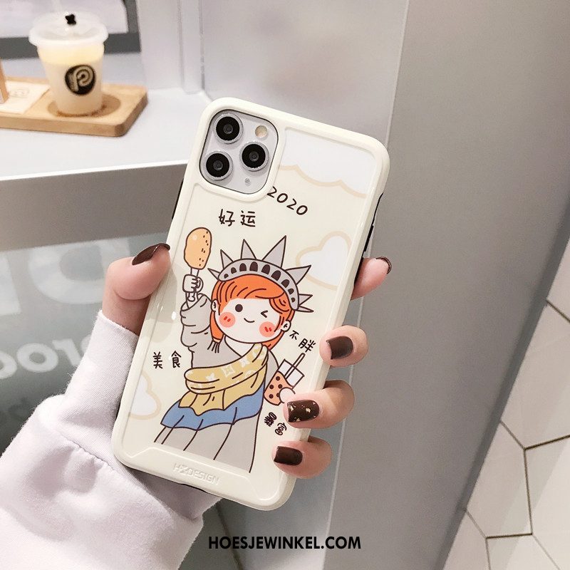 iPhone 11 Pro Hoesje Wit Bescherming Mobiele Telefoon, iPhone 11 Pro Hoesje Lucky Hoes