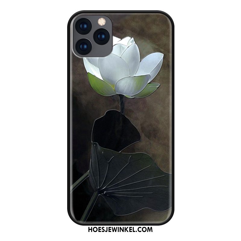 iPhone 11 Pro Hoesje Zacht Kunst Elegante, iPhone 11 Pro Hoesje Siliconen Wit