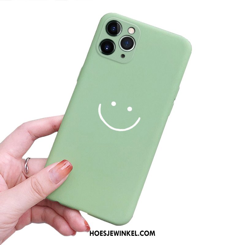 iPhone 11 Pro Max Hoesje Anti-fall Groen Nieuw, iPhone 11 Pro Max Hoesje Hoes Siliconen