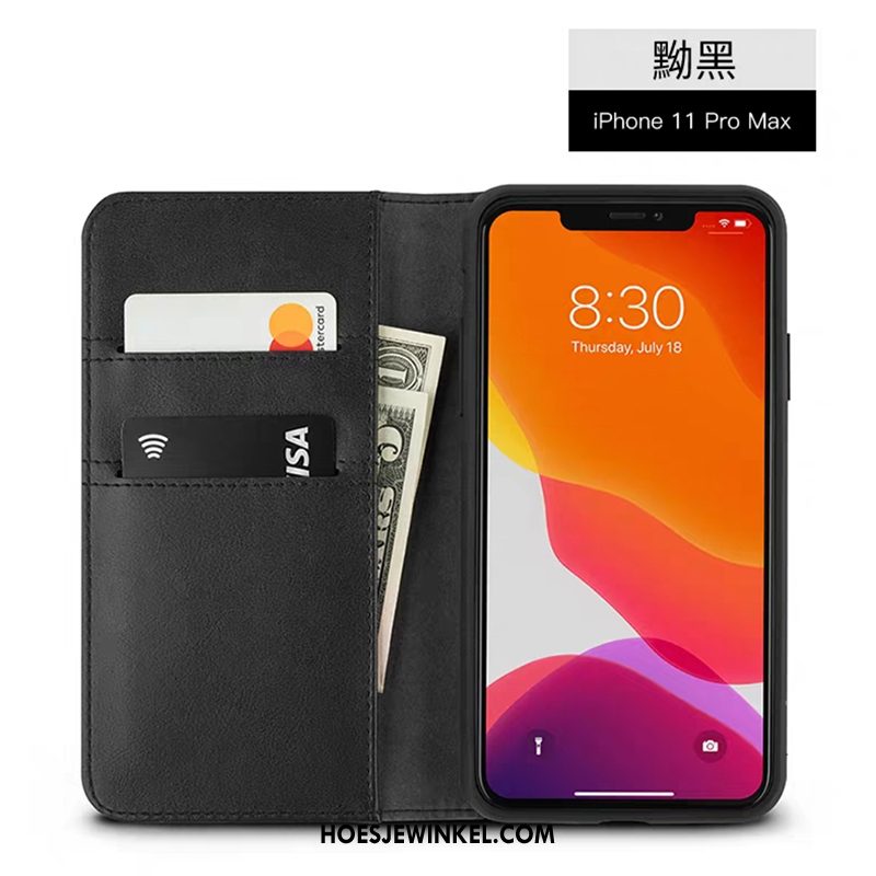 iPhone 11 Pro Max Hoesje Folio Anti-fall Mobiele Telefoon, iPhone 11 Pro Max Hoesje Bescherming All Inclusive