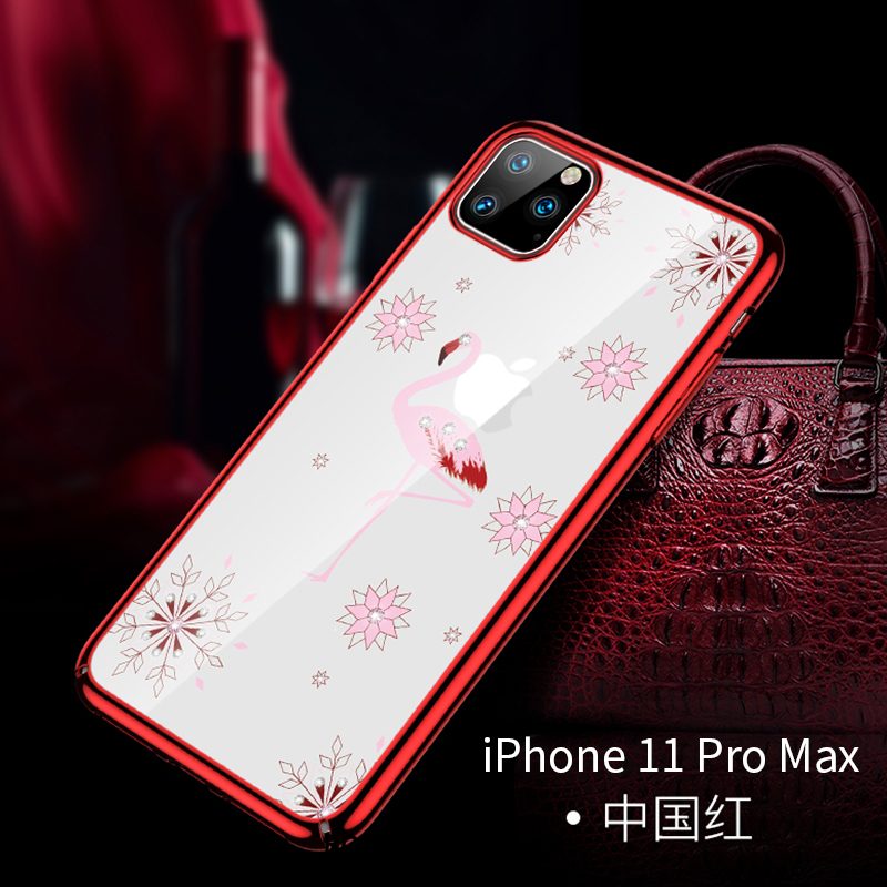 iPhone 11 Pro Max Hoesje Luxe Rood Bescherming, iPhone 11 Pro Max Hoesje Anti-fall All Inclusive