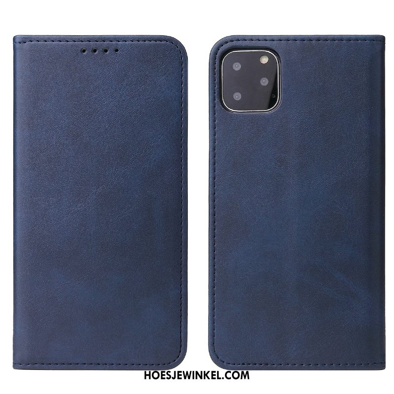 iPhone 11 Pro Max Hoesje Mobiele Telefoon Ster Leren Etui, iPhone 11 Pro Max Hoesje Groen Nieuw