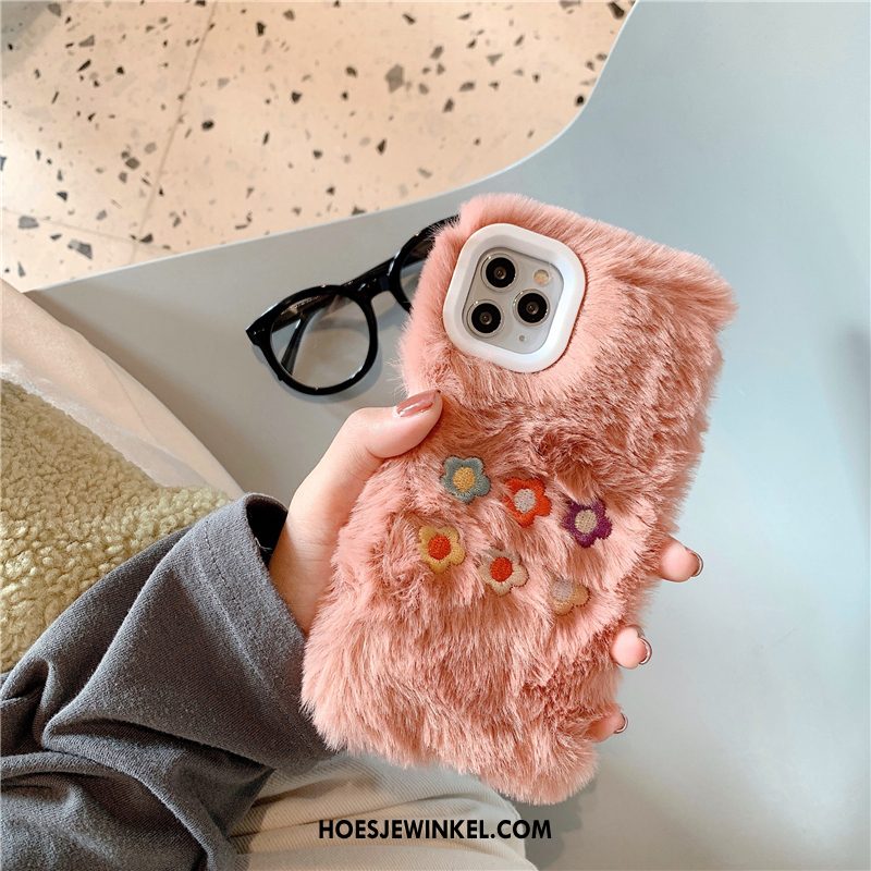 iPhone 11 Pro Max Hoesje Zacht Bloemen Bescherming, iPhone 11 Pro Max Hoesje Kleur Wind