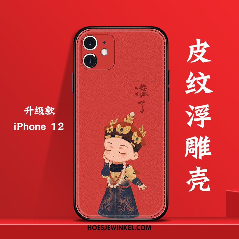 iPhone 12 Hoesje Nieuw Persoonlijk Net Red, iPhone 12 Hoesje Chinese Stijl Mobiele Telefoon