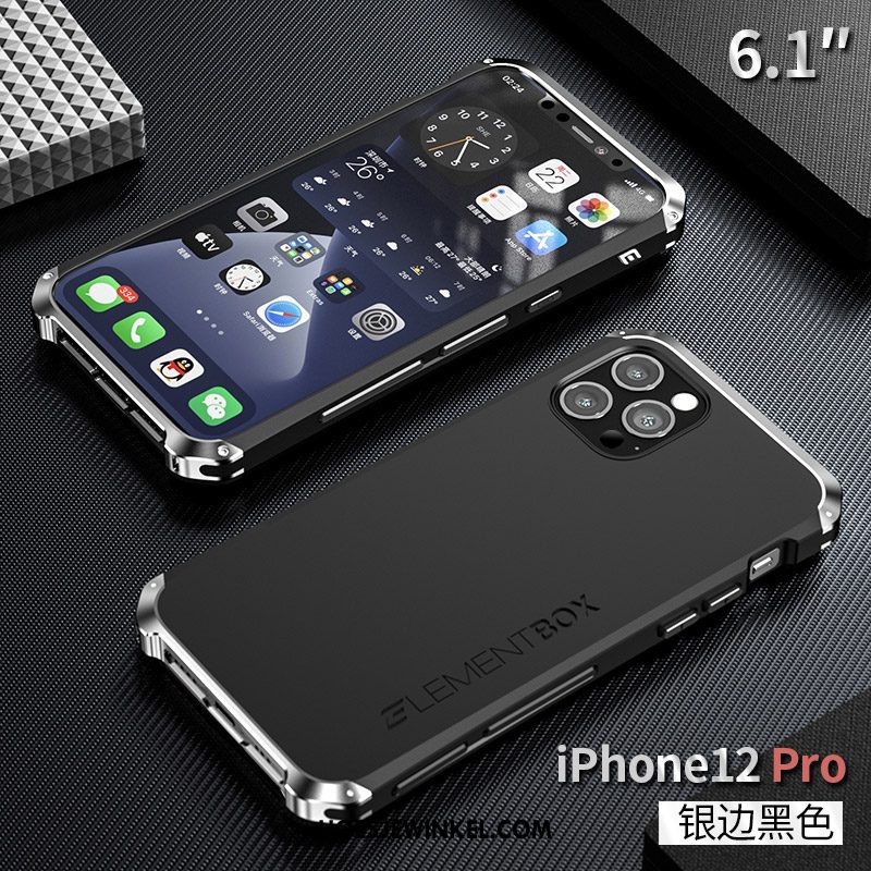 iPhone 12 Pro Hoesje Mobiele Telefoon Anti-fall All Inclusive, iPhone 12 Pro Hoesje Blauw Bescherming