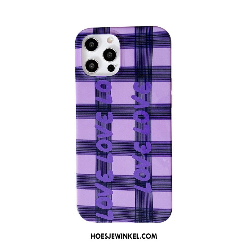 iPhone 12 Pro Max Hoesje Hoes Mobiele Telefoon Liefde, iPhone 12 Pro Max Hoesje Trend Purper