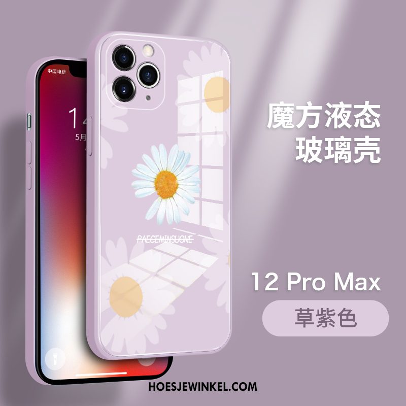 iPhone 12 Pro Max Hoesje Mobiele Telefoon Hoes Purper, iPhone 12 Pro Max Hoesje Lovers High End