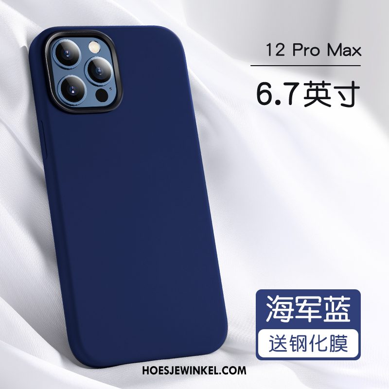 iPhone 12 Pro Max Hoesje Trendy Merk Nieuw Siliconen, iPhone 12 Pro Max Hoesje Bescherming Persoonlijk