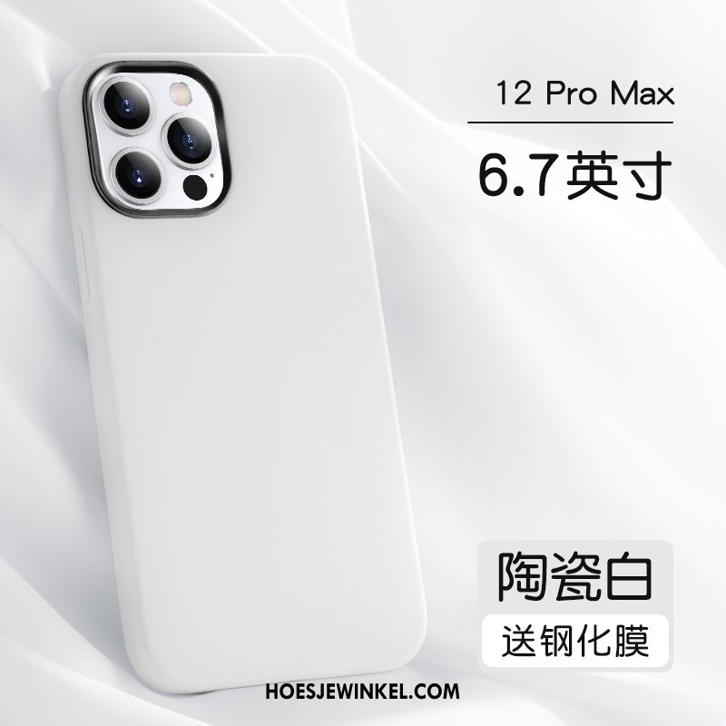 iPhone 12 Pro Max Hoesje Trendy Merk Nieuw Siliconen, iPhone 12 Pro Max Hoesje Bescherming Persoonlijk