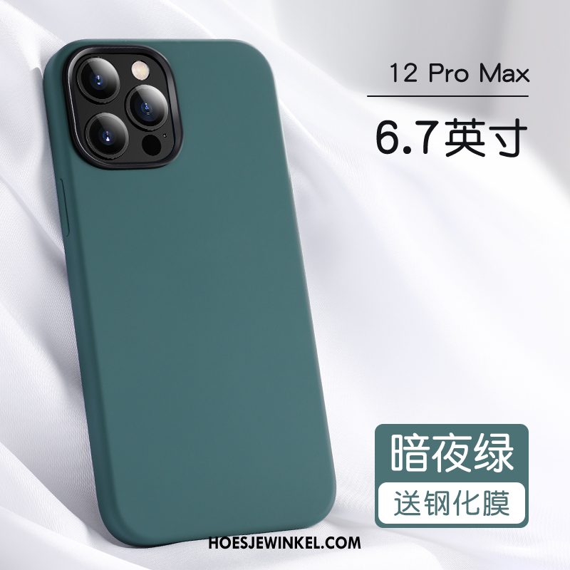 iPhone 12 Pro Max Hoesje Trendy Merk Nieuw Siliconen, iPhone 12 Pro Max Hoesje Bescherming Persoonlijk