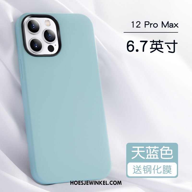 iPhone 12 Pro Max Hoesje Trendy Merk Nieuw Siliconen, iPhone 12 Pro Max Hoesje Bescherming Persoonlijk