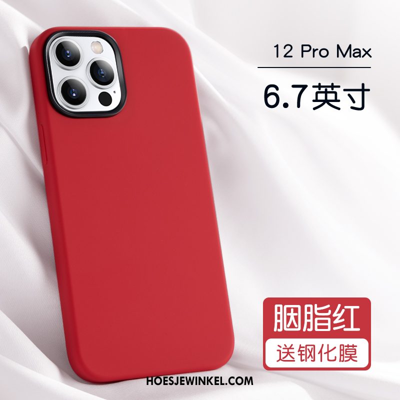 iPhone 12 Pro Max Hoesje Trendy Merk Nieuw Siliconen, iPhone 12 Pro Max Hoesje Bescherming Persoonlijk