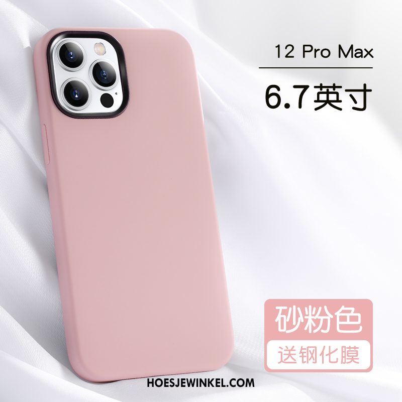 iPhone 12 Pro Max Hoesje Trendy Merk Nieuw Siliconen, iPhone 12 Pro Max Hoesje Bescherming Persoonlijk