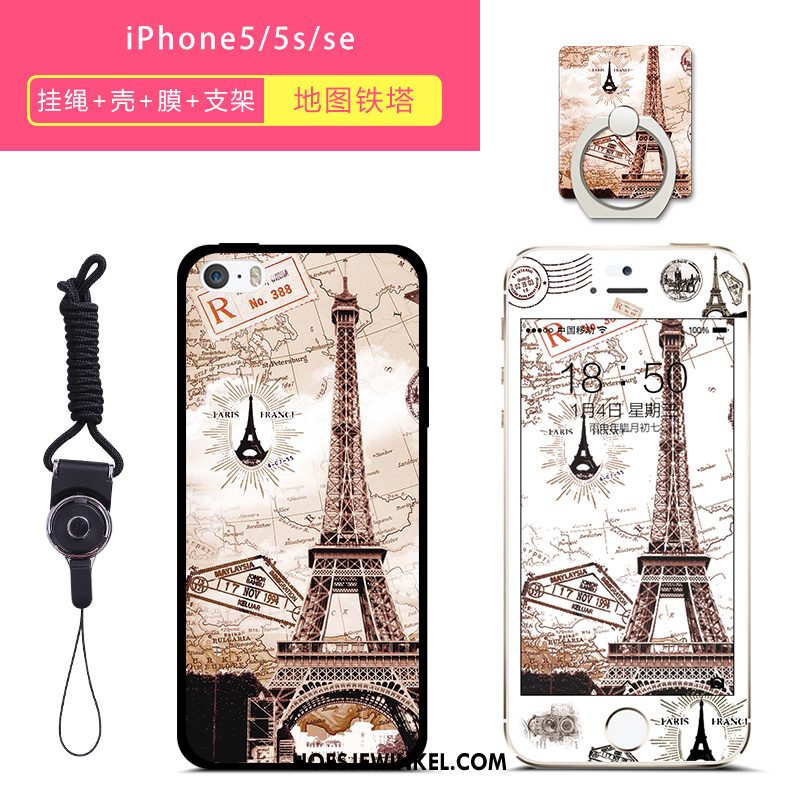 iPhone 5 / 5s Hoesje All Inclusive Hoes Trend, iPhone 5 / 5s Hoesje Grijs Siliconen