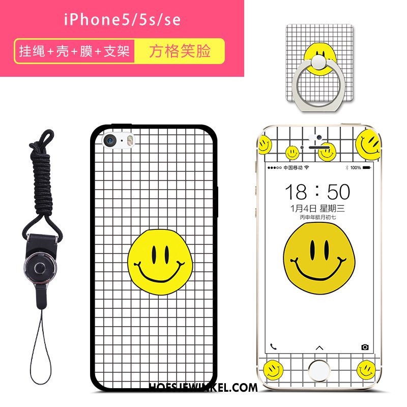 iPhone 5 / 5s Hoesje All Inclusive Hoes Trend, iPhone 5 / 5s Hoesje Grijs Siliconen