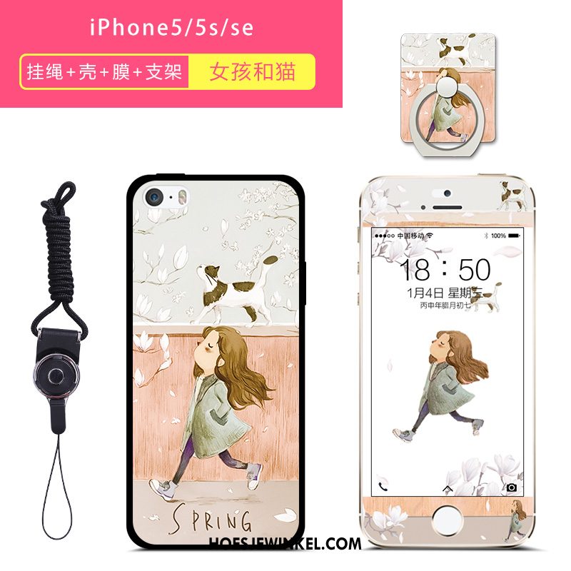 iPhone 5 / 5s Hoesje All Inclusive Hoes Trend, iPhone 5 / 5s Hoesje Grijs Siliconen