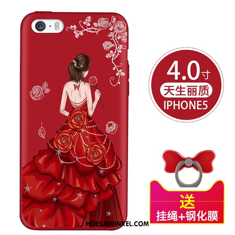 iPhone 5 / 5s Hoesje Anti-fall Mobiele Telefoon Schrobben, iPhone 5 / 5s Hoesje Eenvoudige All Inclusive