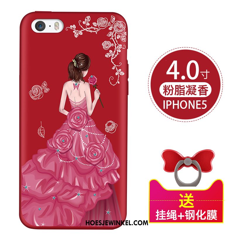 iPhone 5 / 5s Hoesje Anti-fall Mobiele Telefoon Schrobben, iPhone 5 / 5s Hoesje Eenvoudige All Inclusive