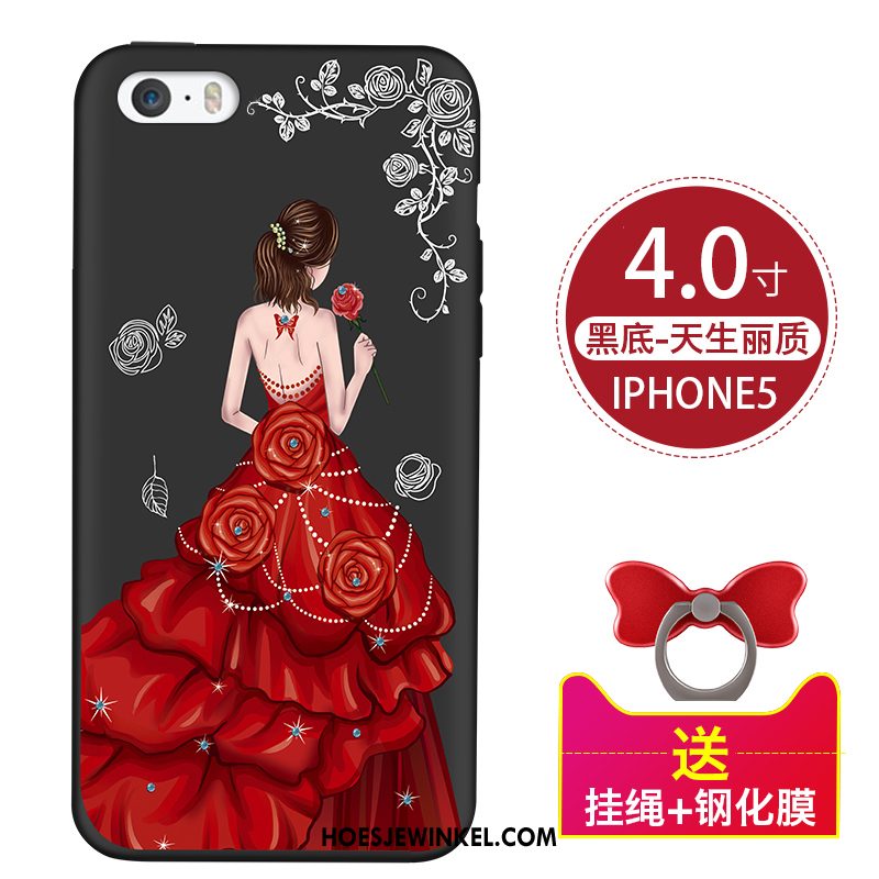 iPhone 5 / 5s Hoesje Anti-fall Mobiele Telefoon Schrobben, iPhone 5 / 5s Hoesje Eenvoudige All Inclusive