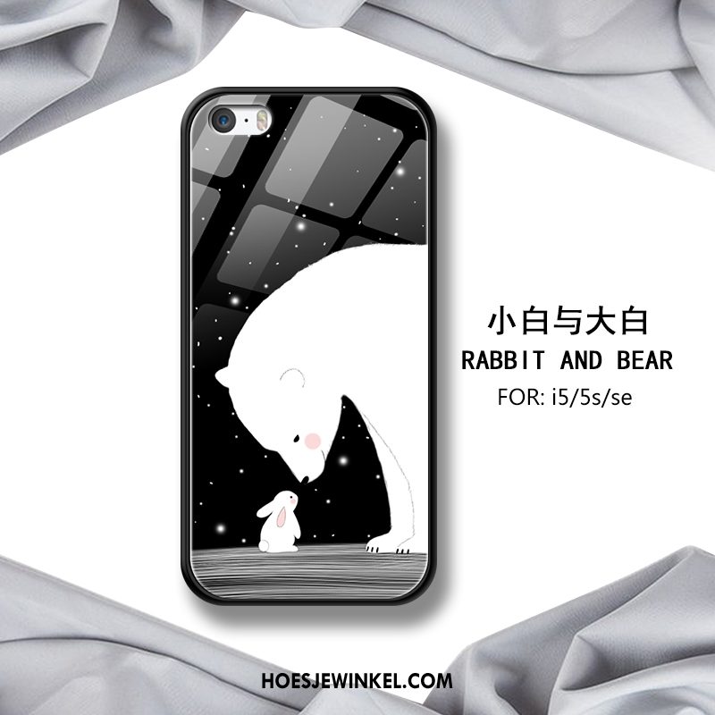 iPhone 5 / 5s Hoesje Anti-fall Zwart Zacht, iPhone 5 / 5s Hoesje Mobiele Telefoon Hoes