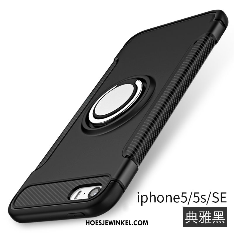 iPhone 5 / 5s Hoesje Bescherming Ondersteuning Anti-fall, iPhone 5 / 5s Hoesje Ring Blauw