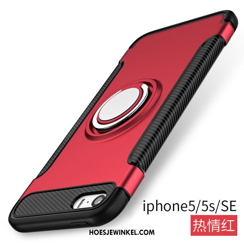 iPhone 5 / 5s Hoesje Bescherming Ondersteuning Anti-fall, iPhone 5 / 5s Hoesje Ring Blauw