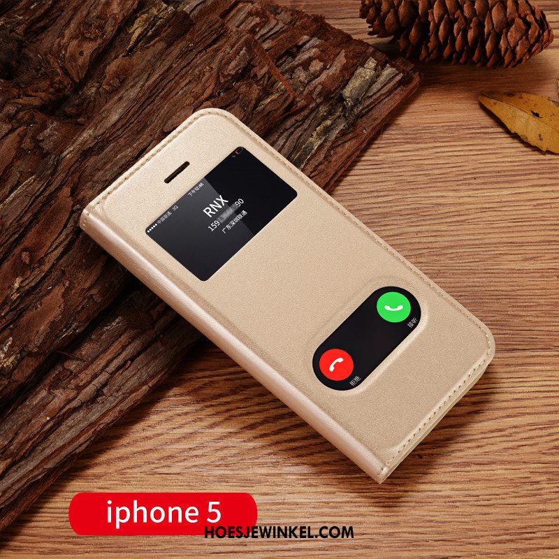 iPhone 5 / 5s Hoesje Clamshell Persoonlijk Mobiele Telefoon, iPhone 5 / 5s Hoesje Dun Hoes