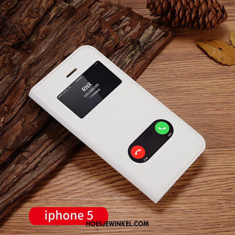 iPhone 5 / 5s Hoesje Clamshell Persoonlijk Mobiele Telefoon, iPhone 5 / 5s Hoesje Dun Hoes