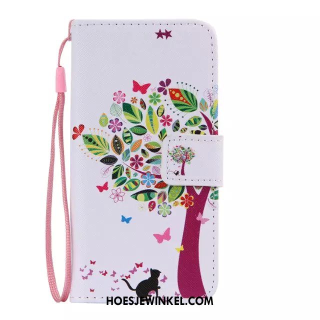 iPhone 5 / 5s Hoesje Eenvoudige Clamshell Blauw, iPhone 5 / 5s Hoesje Bescherming Leren Etui