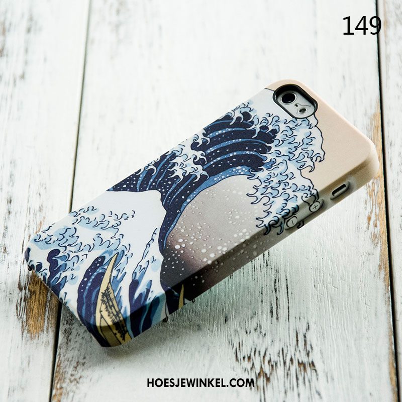 iPhone 5 / 5s Hoesje Hoes Anti-fall Spotprent, iPhone 5 / 5s Hoesje Trendy Merk Bescherming