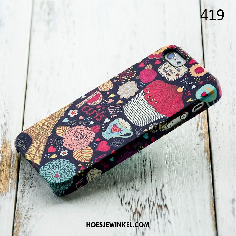 iPhone 5 / 5s Hoesje Hoes Anti-fall Spotprent, iPhone 5 / 5s Hoesje Trendy Merk Bescherming