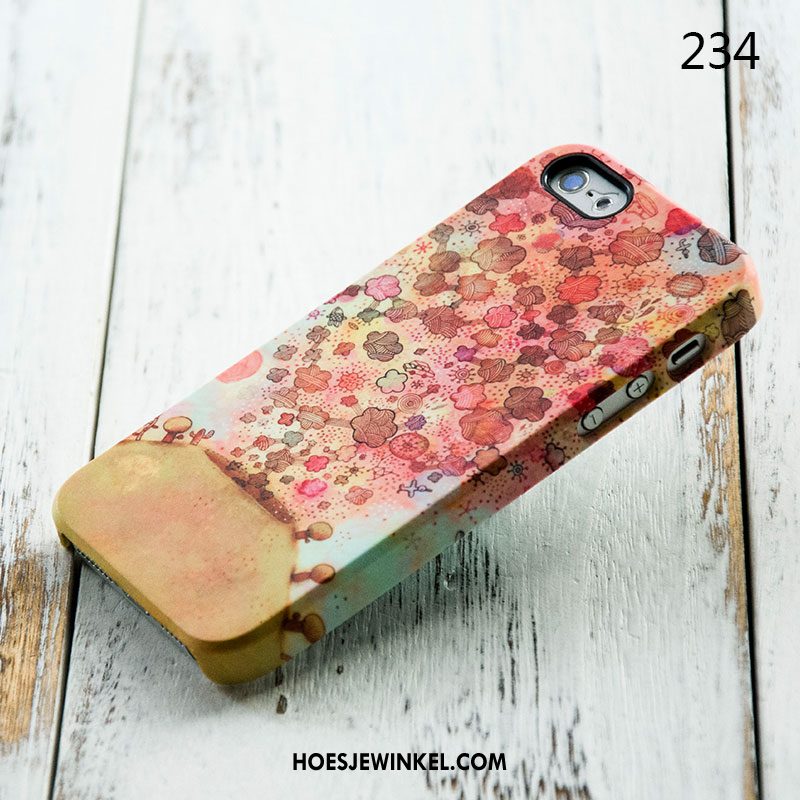 iPhone 5 / 5s Hoesje Hoes Anti-fall Spotprent, iPhone 5 / 5s Hoesje Trendy Merk Bescherming