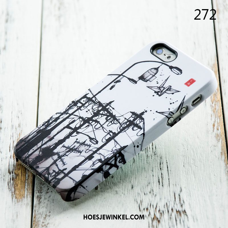 iPhone 5 / 5s Hoesje Hoes Anti-fall Spotprent, iPhone 5 / 5s Hoesje Trendy Merk Bescherming