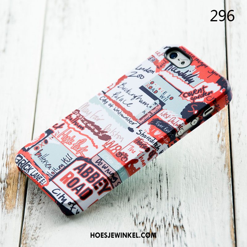 iPhone 5 / 5s Hoesje Hoes Anti-fall Spotprent, iPhone 5 / 5s Hoesje Trendy Merk Bescherming