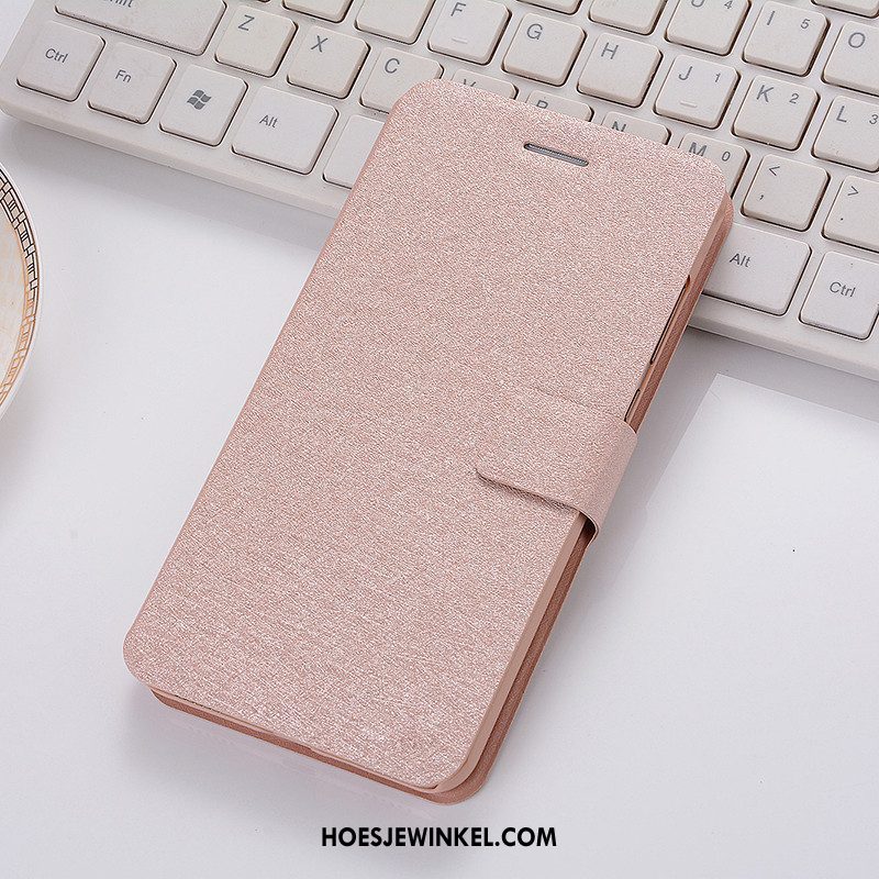 iPhone 5 / 5s Hoesje Hoes Bescherming Leren Etui, iPhone 5 / 5s Hoesje Anti-fall Roze