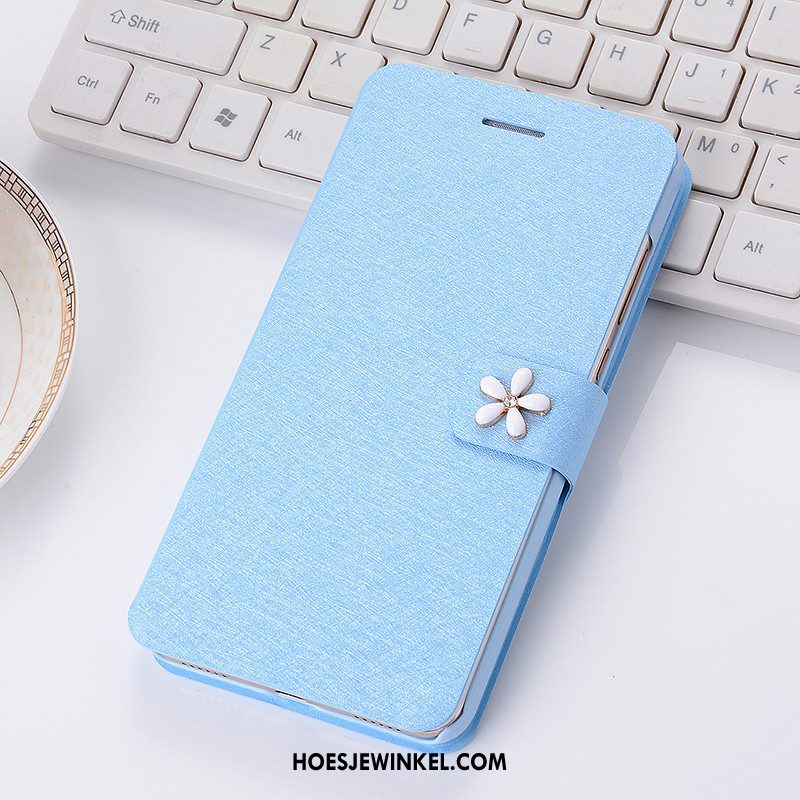 iPhone 5 / 5s Hoesje Hoes Bescherming Leren Etui, iPhone 5 / 5s Hoesje Anti-fall Roze