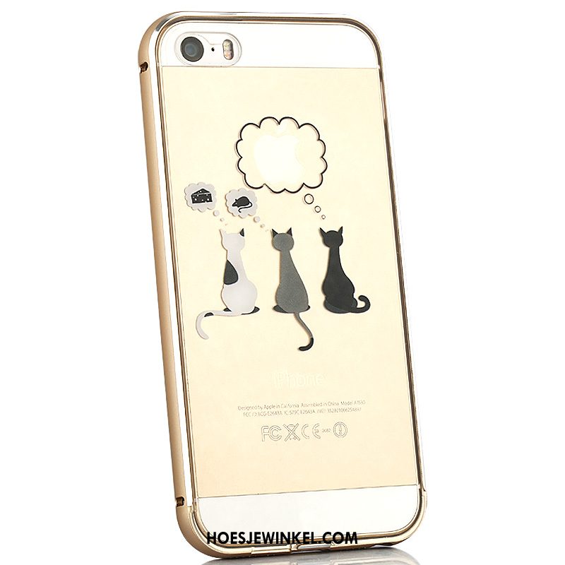 iPhone 5 / 5s Hoesje Kat Nieuw Achterklep, iPhone 5 / 5s Hoesje All Inclusive Trend