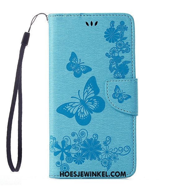 iPhone 5 / 5s Hoesje Leren Etui Anti-fall Mobiele Telefoon, iPhone 5 / 5s Hoesje Grijs Tas