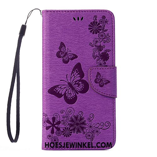 iPhone 5 / 5s Hoesje Leren Etui Anti-fall Mobiele Telefoon, iPhone 5 / 5s Hoesje Grijs Tas