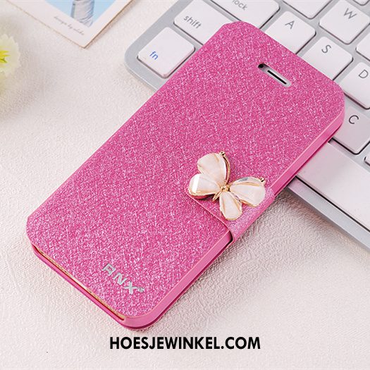 iPhone 5 / 5s Hoesje Leren Etui Dun Hoes, iPhone 5 / 5s Hoesje Clamshell Anti-fall