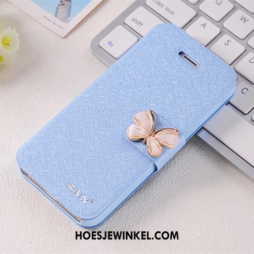 iPhone 5 / 5s Hoesje Leren Etui Dun Hoes, iPhone 5 / 5s Hoesje Clamshell Anti-fall