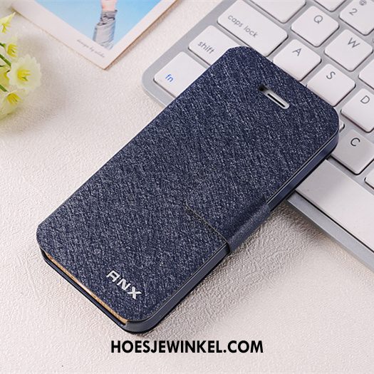 iPhone 5 / 5s Hoesje Leren Etui Dun Hoes, iPhone 5 / 5s Hoesje Clamshell Anti-fall