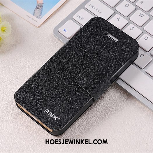 iPhone 5 / 5s Hoesje Leren Etui Dun Hoes, iPhone 5 / 5s Hoesje Clamshell Anti-fall