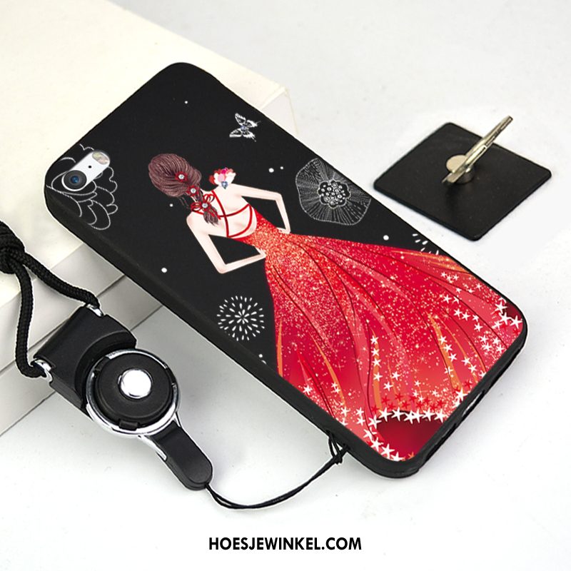 iPhone 5 / 5s Hoesje Lovers Anti-fall Zacht, iPhone 5 / 5s Hoesje Net Red Trend