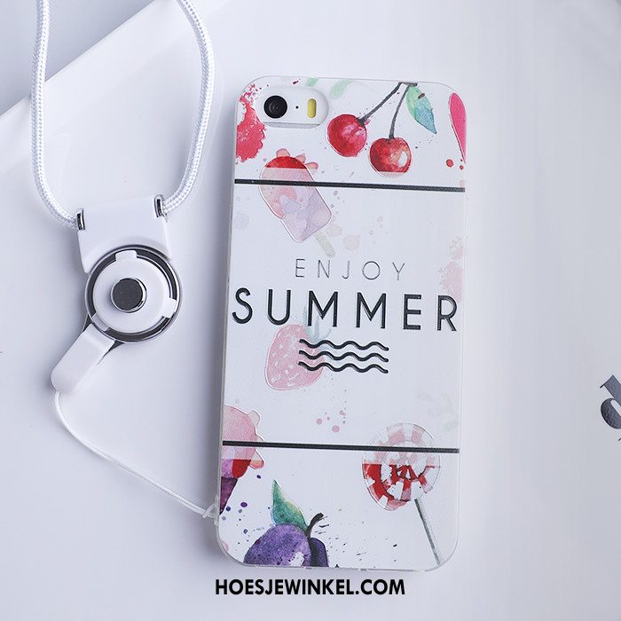 iPhone 5 / 5s Hoesje Mobiele Telefoon Spotprent Siliconenhoesje, iPhone 5 / 5s Hoesje Mooie All Inclusive