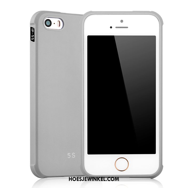 iPhone 5 / 5s Hoesje Persoonlijk Siliconen Zacht, iPhone 5 / 5s Hoesje Zwart All Inclusive