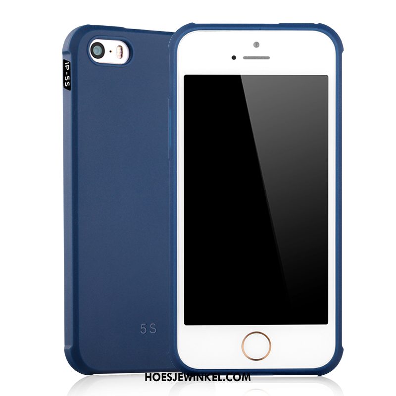 iPhone 5 / 5s Hoesje Persoonlijk Siliconen Zacht, iPhone 5 / 5s Hoesje Zwart All Inclusive