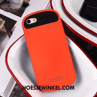 iPhone 5 / 5s Hoesje Siliconen Mobiele Telefoon Hoes, iPhone 5 / 5s Hoesje Anti-fall Purper