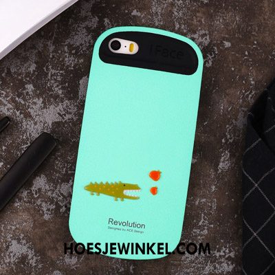 iPhone 5 / 5s Hoesje Siliconen Mobiele Telefoon Hoes, iPhone 5 / 5s Hoesje Anti-fall Purper