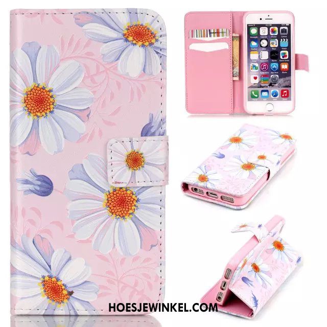 iPhone 5 / 5s Hoesje Spotprent Wit Mobiele Telefoon, iPhone 5 / 5s Hoesje Anti-fall Siliconen